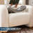 Aurae 40.25" Oversized Upholstered Modern Barrel Accent Chair, Tool-Free Assembly-107499008