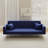 71-Inch Convertible Love Seat Sofa, American Retro Blue Velvet Material, Suitable For Small Living Room, Bedroom, Office-1190210376