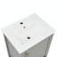 Meuble-lavabo simple 20 po avec plateau en céramique Fillander-2078994677