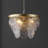 Orleen 3 - Light Iron Dimmable Chandelier