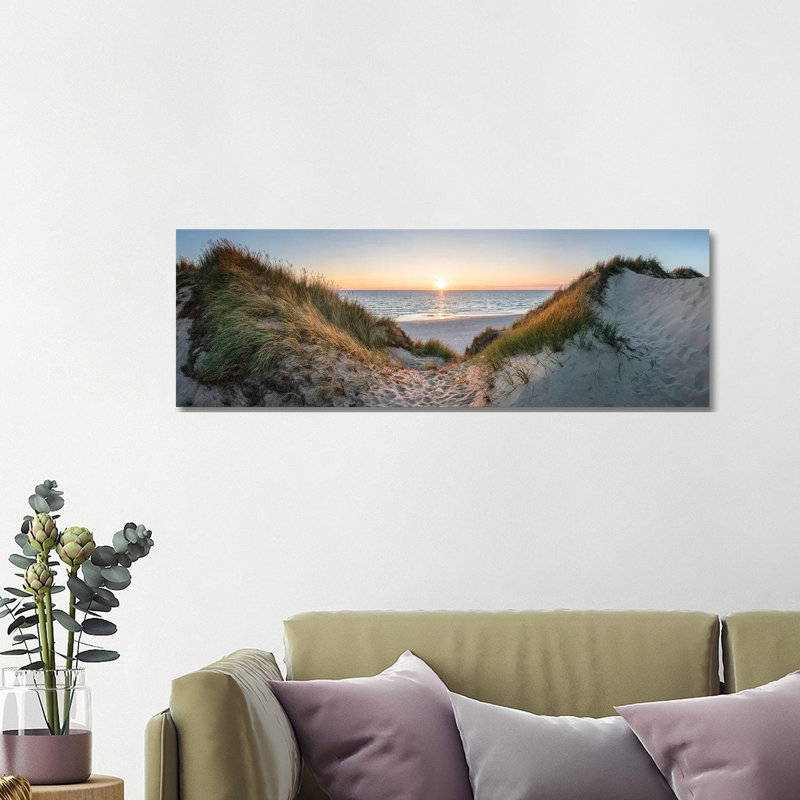 Beautiful Sunrise by Jan Becke - Wrapped Canvas Panoramic Print, Wrapped Canvas, 30.48 cm H x 91.44 cm W x 3.175 cm D