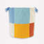 Checkered Fabric Storage Bin-529591561-529591567