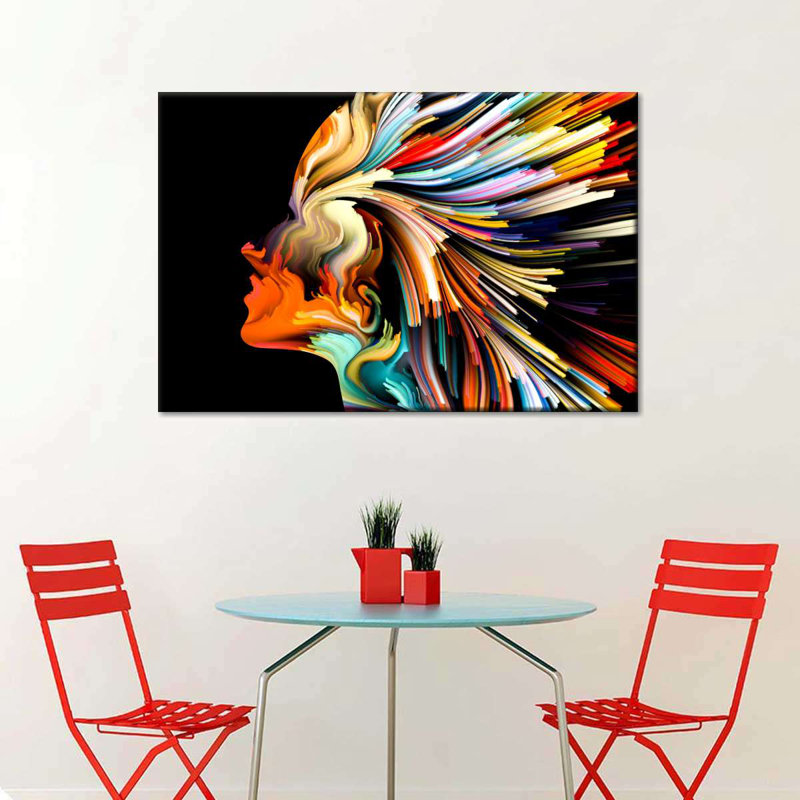 «Profile Profile I», reproduction sur toile, H 16 po x l 24 po x P 1,25 po