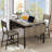 Hollenberg Extendable Metal Base Dining Table-1362267301