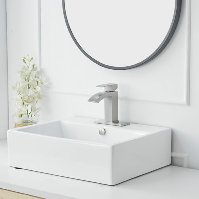 1 Single-handle Bathroom Faucet with Drain Assembly