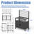 Domi Louvered 37.48'' Modular Outdoor Kitchen