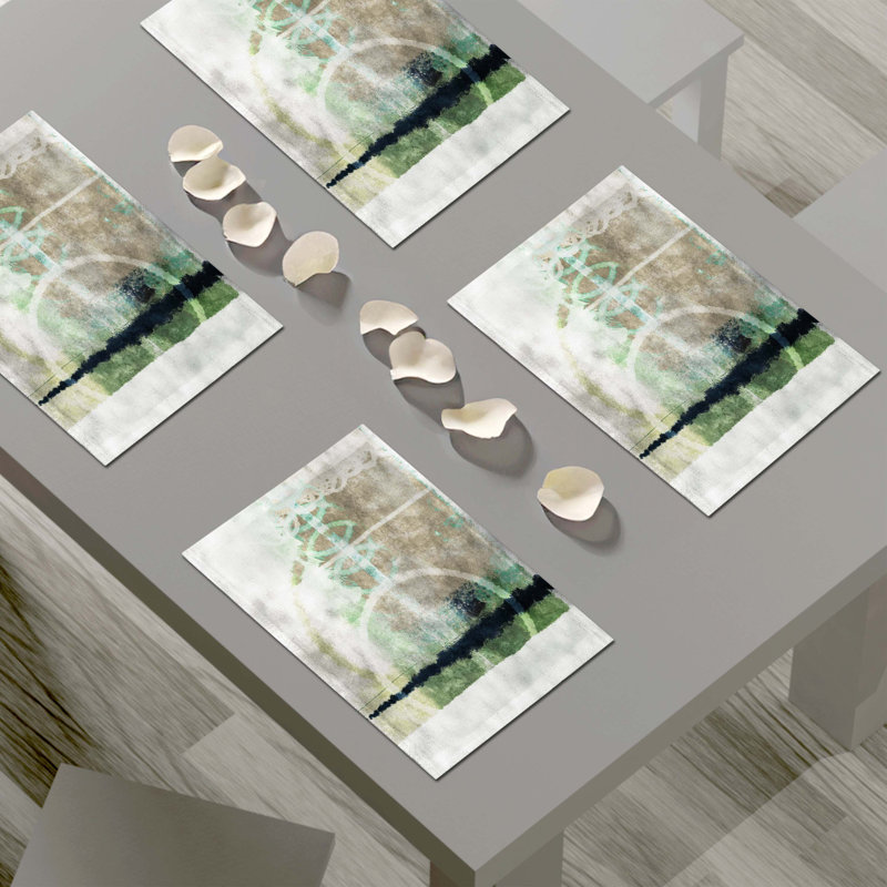Napperon abstrait en polyester