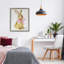Lapin de Pâques doré avec cadre flottant à ruban, design par The Prints Vibe-1518989636-1518989642