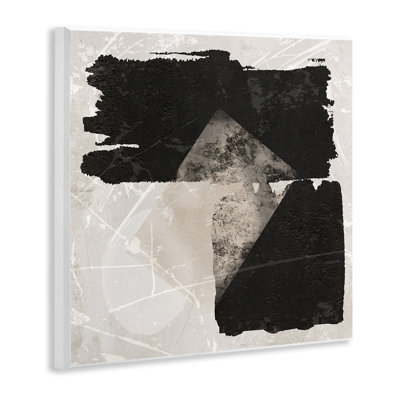 "Deux formes abstraites noires", par Daniela Santiago