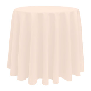 Solid Color Round Tablecloth