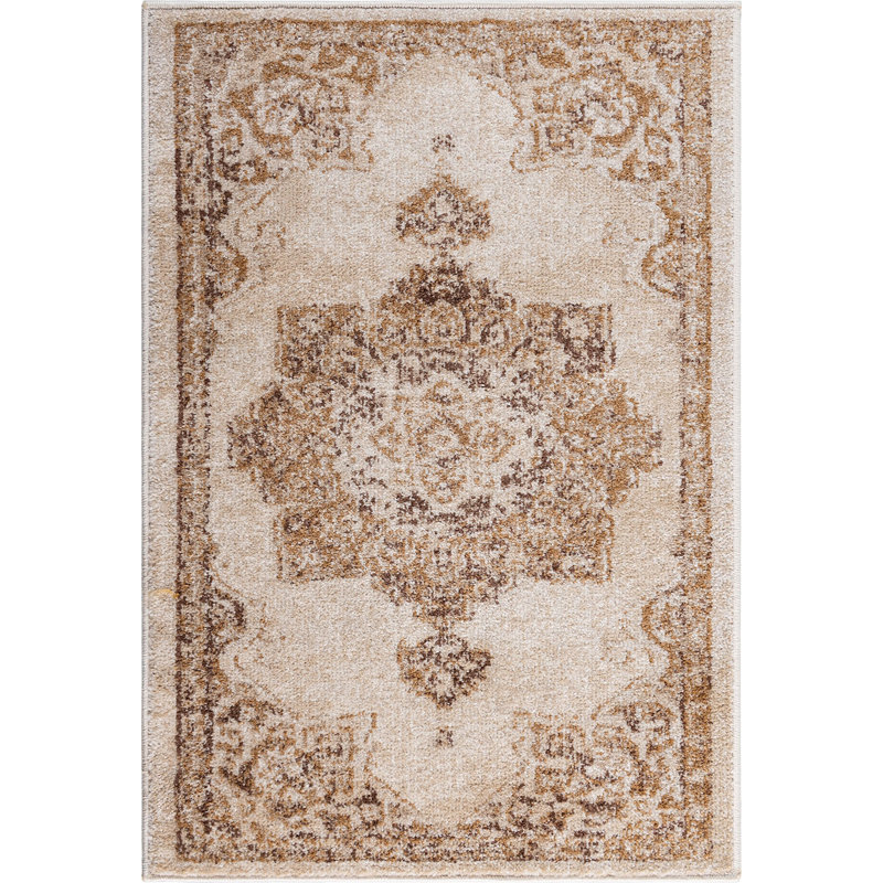 Tapis traditionnel Ulla couleur chameau, Rectangle 2 pi 2 po x 3 pi