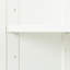 Armoire de cuisine et garde-robe blanche à 2 portes, 3 compartiments, 4 compartiments, et pratique avec 3 cloisons, rangement fabriqué avec des matériaux solides, facile à nettoyer rapidement