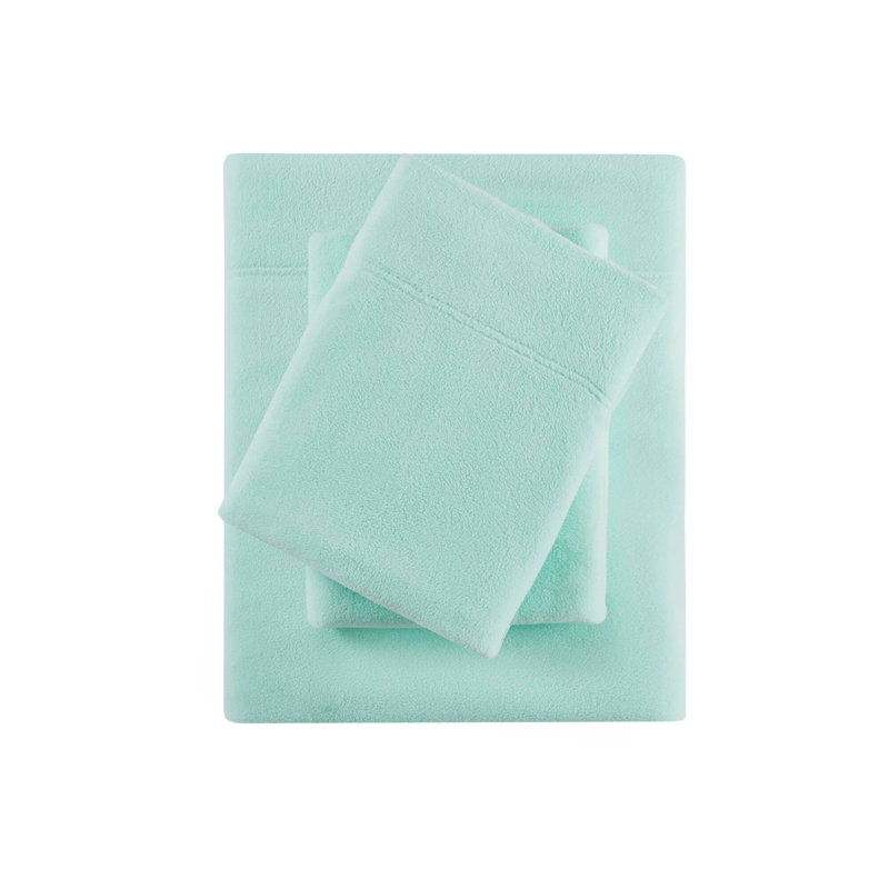 Sheet Set Aqua, Full Bedspread + 3 Additional Pieces