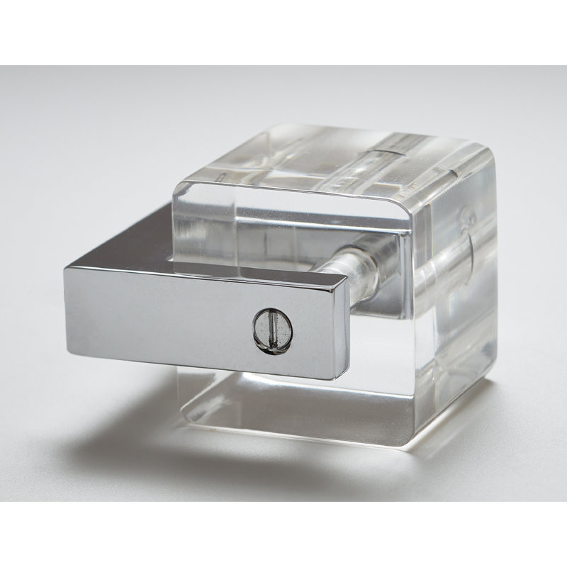Transparency Geometric Knob, Polished Chrome