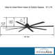 84" Xtreme 8 - Blade Outdoor Standard Ceiling Fan with Remote Control