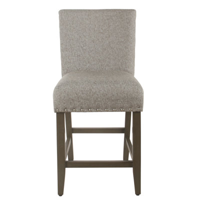 Arlene 24" Counter Stool with Nailheads