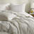 3 Pcs Queen Duvet Tan, Natural Blend Of Fabrics, Breathable And Soft, Year - Round Sleep Linen, Cotton Rayon, Comfortable Bedding-128860223-128860225