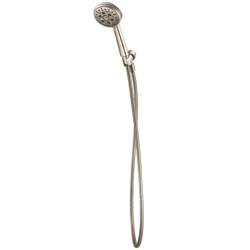 Vie Multi Function Handheld Shower Head, Brushed Nickel