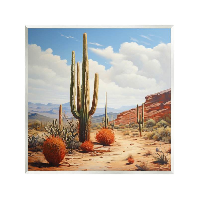 "Cloudy Desert Path", art mural par RB