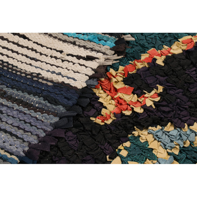 One-of-a-Kind 4'10”x8' Hand Knotted Area Rug