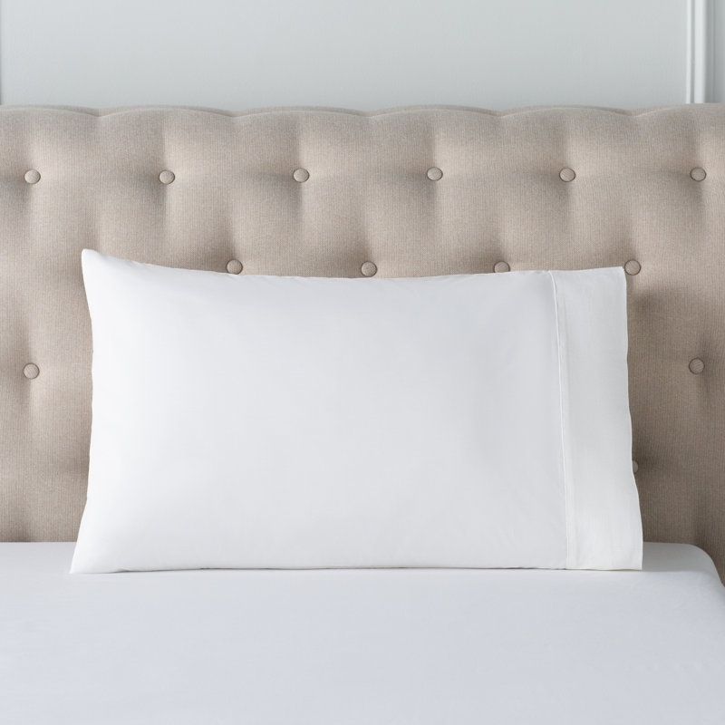  Mandalay Linen Cuff Percale Pillowcases, Linen, King