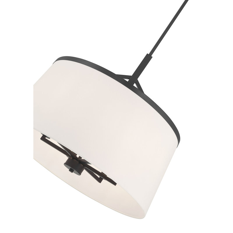 Luminaire suspendu 6 lumières Ameya, Six lumières, H 59,5 po x l 24 po x P 24 po