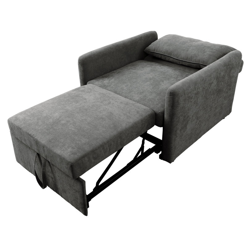 Color Velvet Accent Chair, Gray Velvet