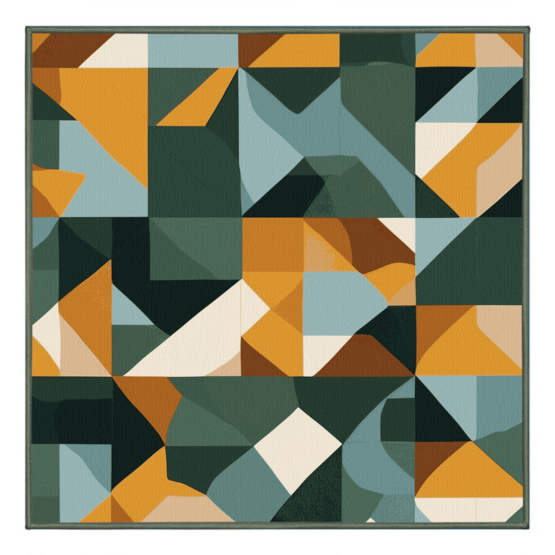 Tapis Fragment Frames, Carré 3 pi