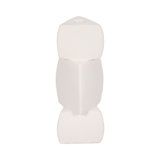 Stacked Objects Taper Holder Sand Glaze