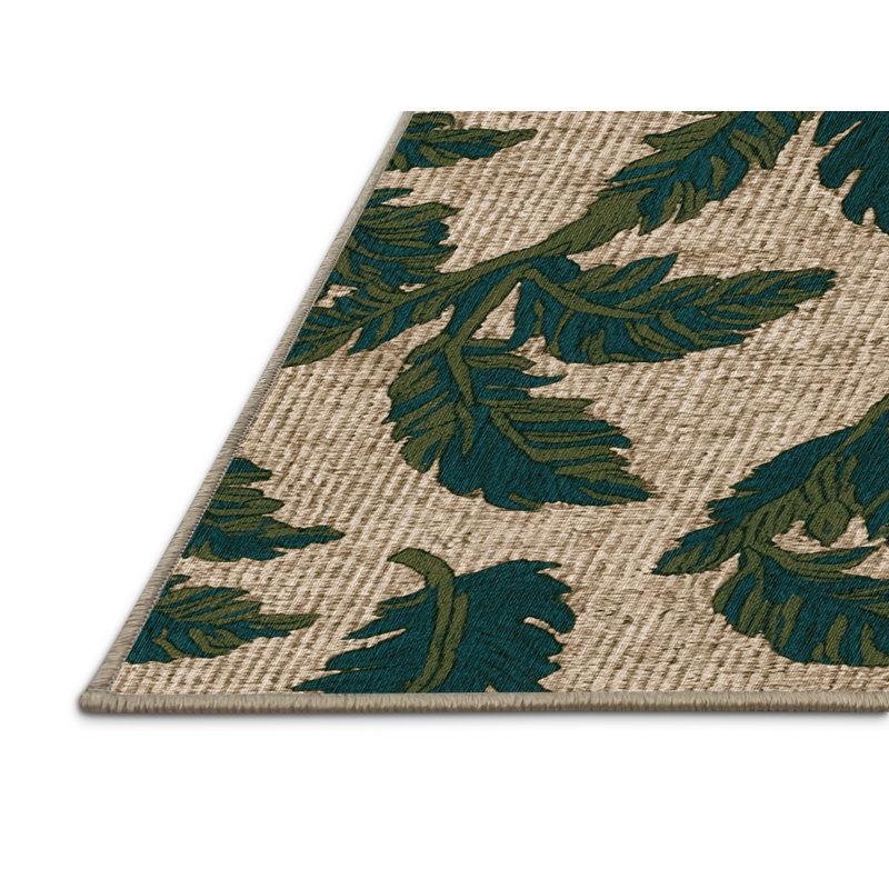  Tapis lavable à motif de bananes plantain, Rectangle 4pi x 6 pi