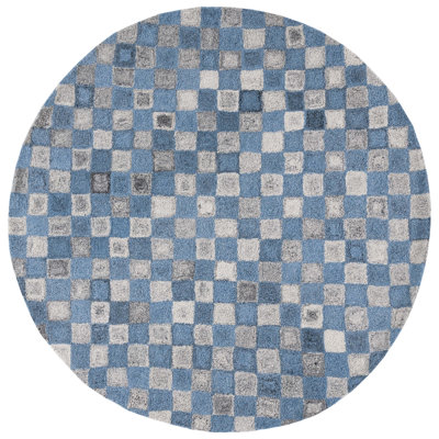 Ffraid Hand Tufted Performance Geometric Rug