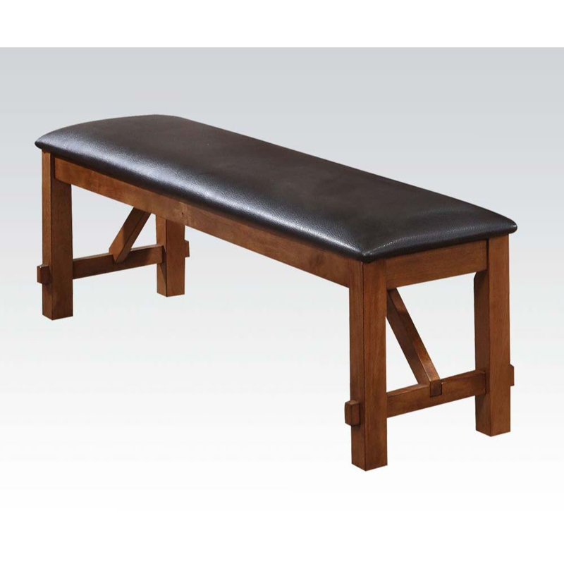 Ersa Faux Leather Upholstered Bench