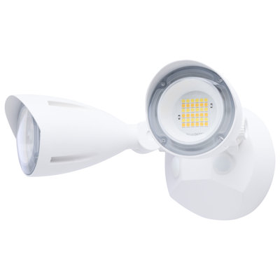 20 Watt LED Dual Bullet Head Standard Security Flood Light 3000K/4000K/5000K CCT Selectable