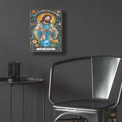 Art mural en verre acrylique, 12 po x 16 po
