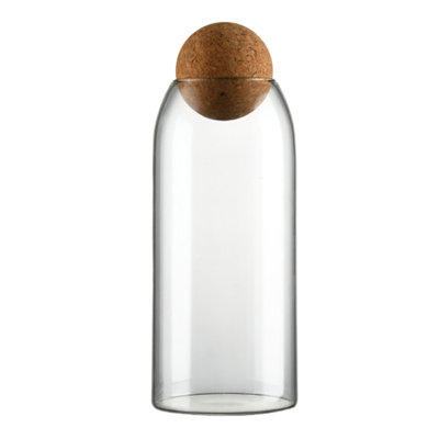 Glass storage jar Classic Storage Display Sealed Jar Kitchen Miscellaneous Grain Storage Jar Coffee Transparent Glass Product Storage Jar