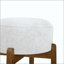 Ensemble de 4 tabourets de bar d'intérieur rembourrés en bois, coussin, ensemble de 4 sièges durables et élégants-54259124