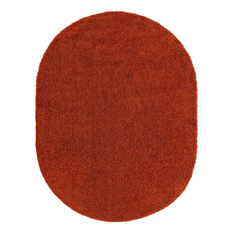 Tapis terre cuite Santra, Ovale 7 pi 10 po x 10 pi