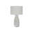 27"h, Table Lamp, Grey Ceramic, Grey Shade, Contemporary