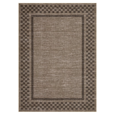 Modern Border Machine Washable Area Rug for Living Room Bedroom Stain Resistant Throw Carpet for Home Decor Office