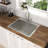 33 Inch Drop In Sink - 33 X 19 X 9 Inch Kitchen Sink Drop In Topmount Single Bowl Sink 16 Gauge Stainless Steel Kitchen Sink Basin