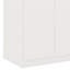 Spacious 4-Door Wardrobe with 1 Drawer-1940983239