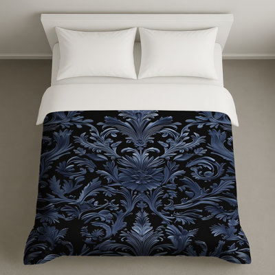 Housses de couette ornées de fleurs damassées