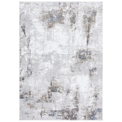 Slate Performance Abstract Rug