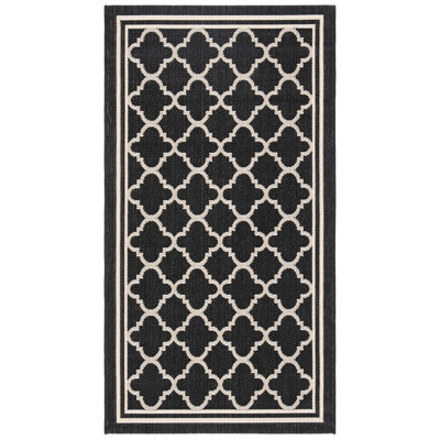Tapis d'intérieur / extérieur à motif géométrique Herefordshire Performance