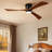 52 In. 3-blade Smart Indoor Flush Mount Ceiling Fan With Remote Control, Noiseless Reversible Dc Motor, Dimmable Led Light-1397411504-1397411507