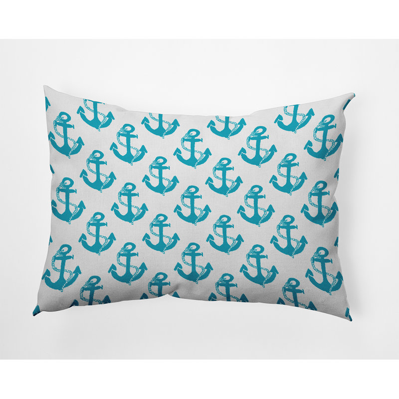 Coussin Nantucket, Turquoise des Caraïbes