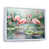 White Floater Framed