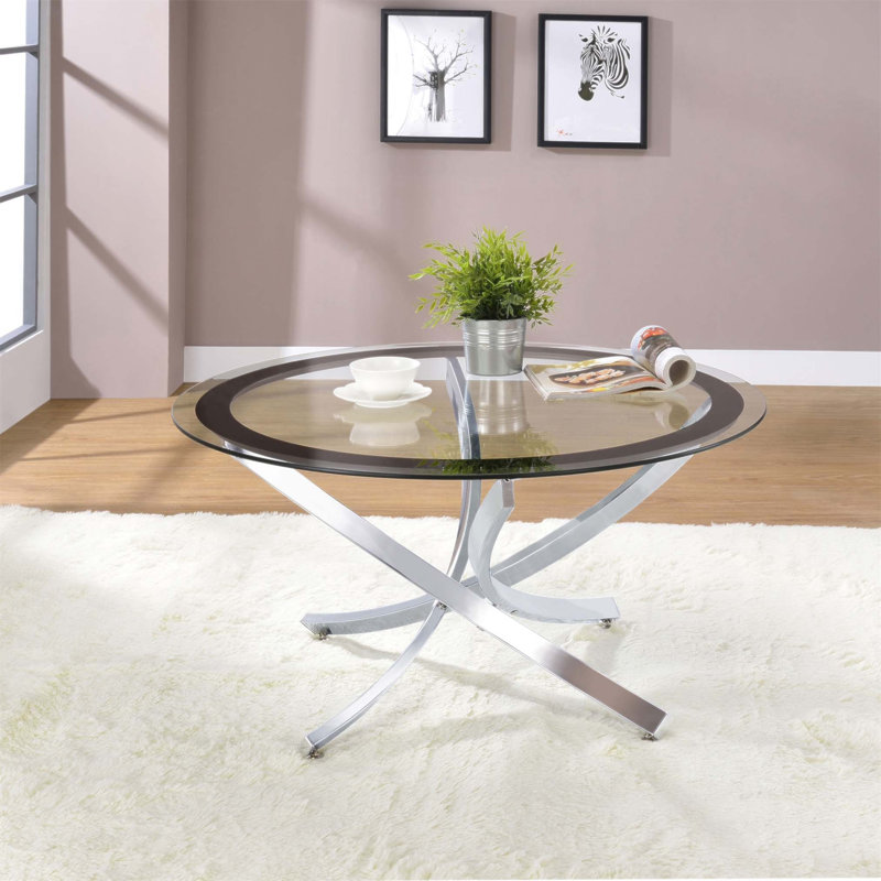 Table basse Connors Chrome