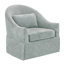Fauteuil d'appoint demi-tonneau pivotant 30,3 po Martha-1589624296