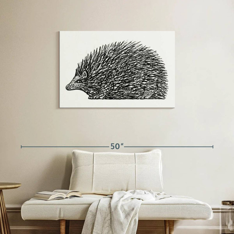 Avery Hedgehog 1891-1941, 24" H x 36" W